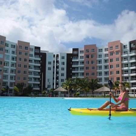 Departamento Con Laguna Artificial Cancun Bagian luar foto