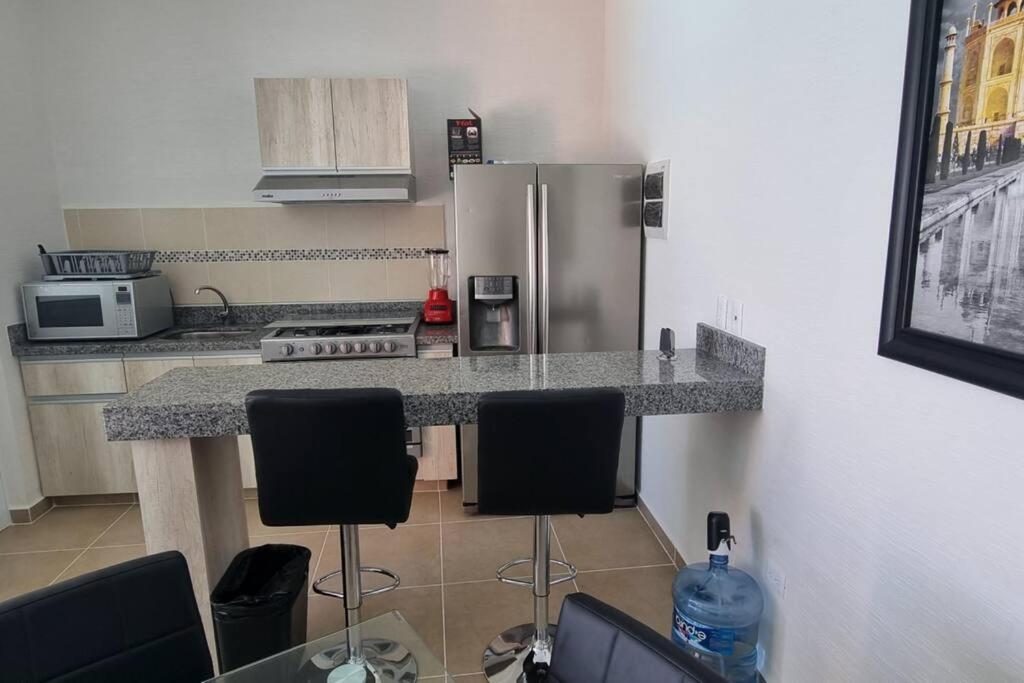 Departamento Con Laguna Artificial Cancun Bagian luar foto