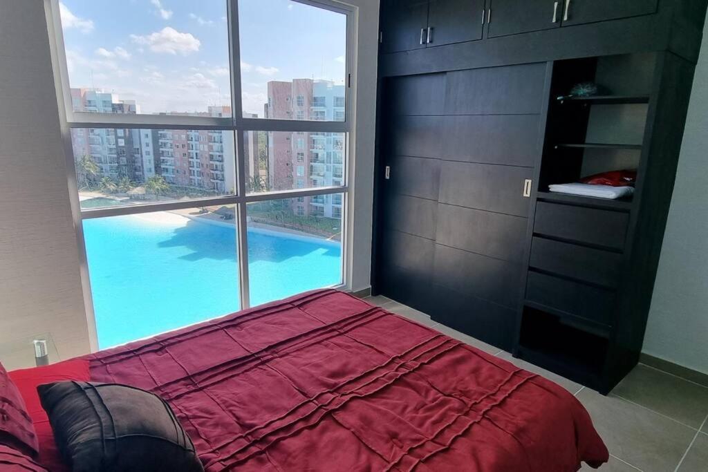 Departamento Con Laguna Artificial Cancun Bagian luar foto