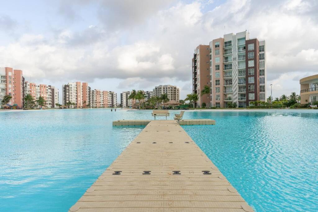 Departamento Con Laguna Artificial Cancun Bagian luar foto